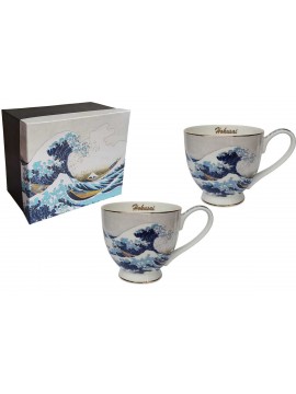 Ensemble 2 tasses 500 ml Hokusaï
