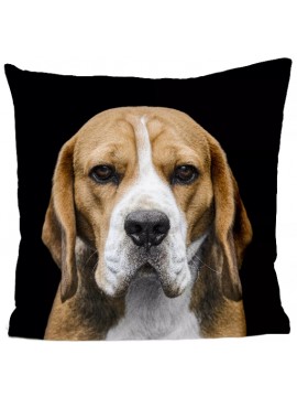 Coussin chien beagle Bertille 40 x 40